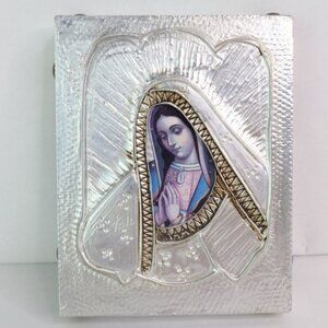 Vintage Our Lady Of Guadalupe Hand Hammered Christian Wall Decor Religious